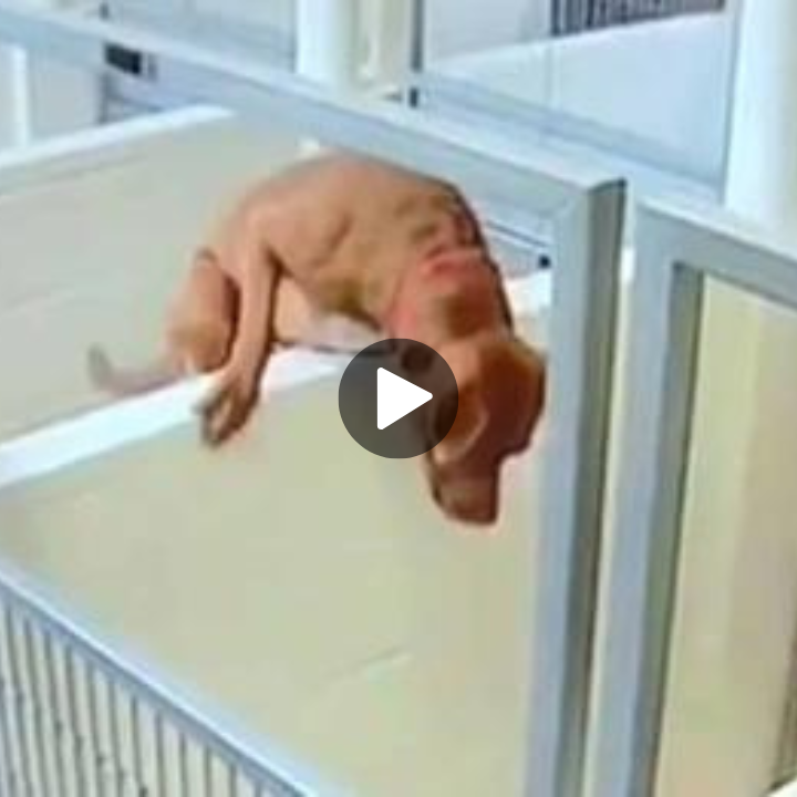 Security Camera Catches Pittie Leaping Over Kennel to Play with Her Friend